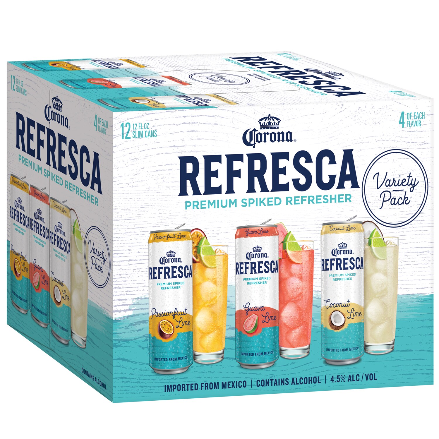 Corona Refresca Variety Pack, Cans