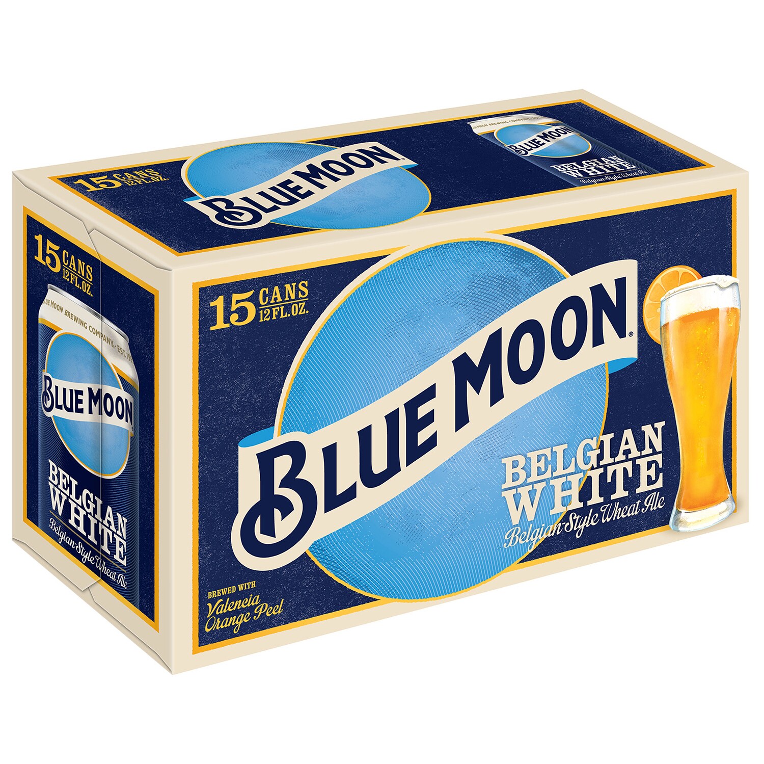 Blue Moon Belgian White Wheat Ale, Cans