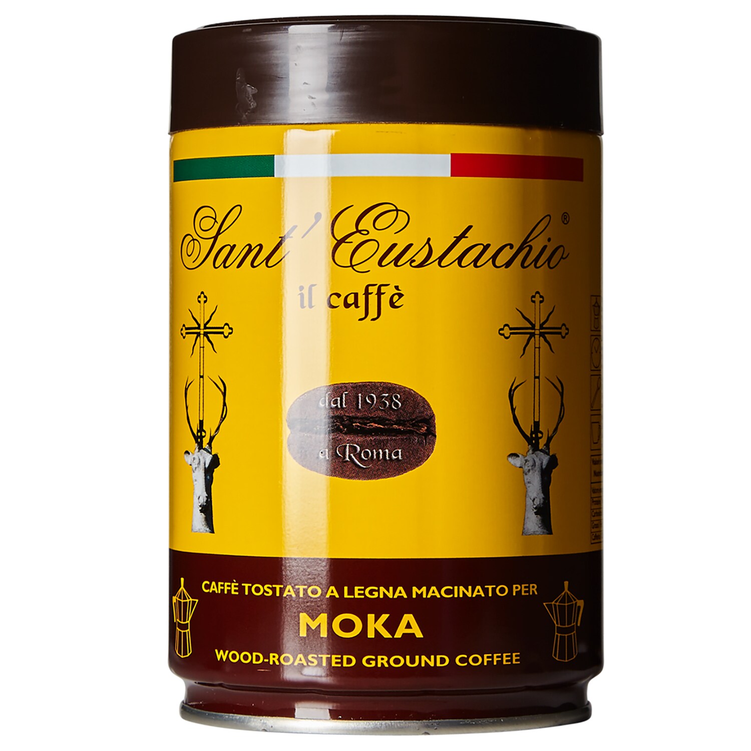 Sant'Eustachio Moka Wood-Roasted Ground Coffee