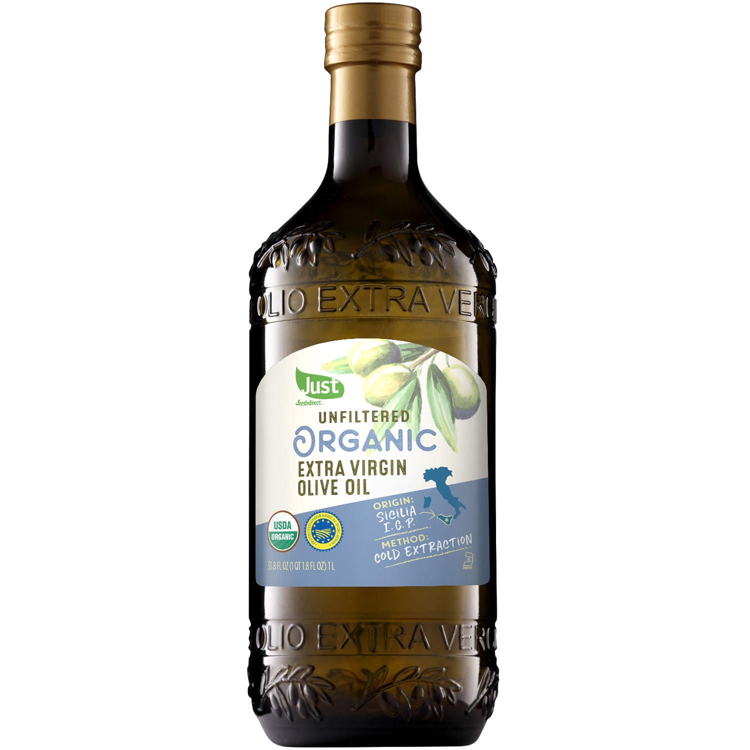 Just FreshDirect Organic Unfiltered Extra-Virgin Olive Oil