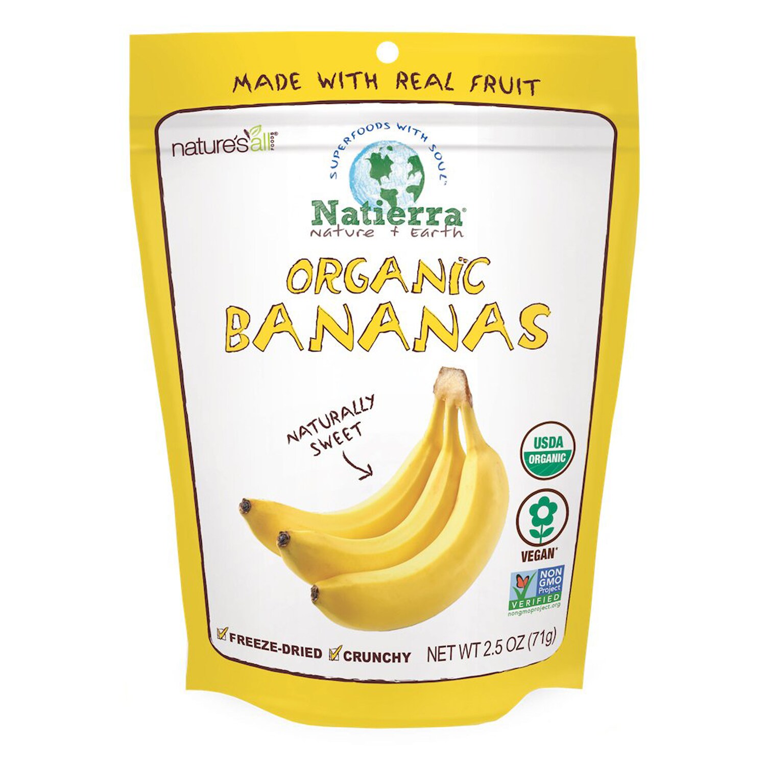 Natierra Freeze-Dried Organic Bananas