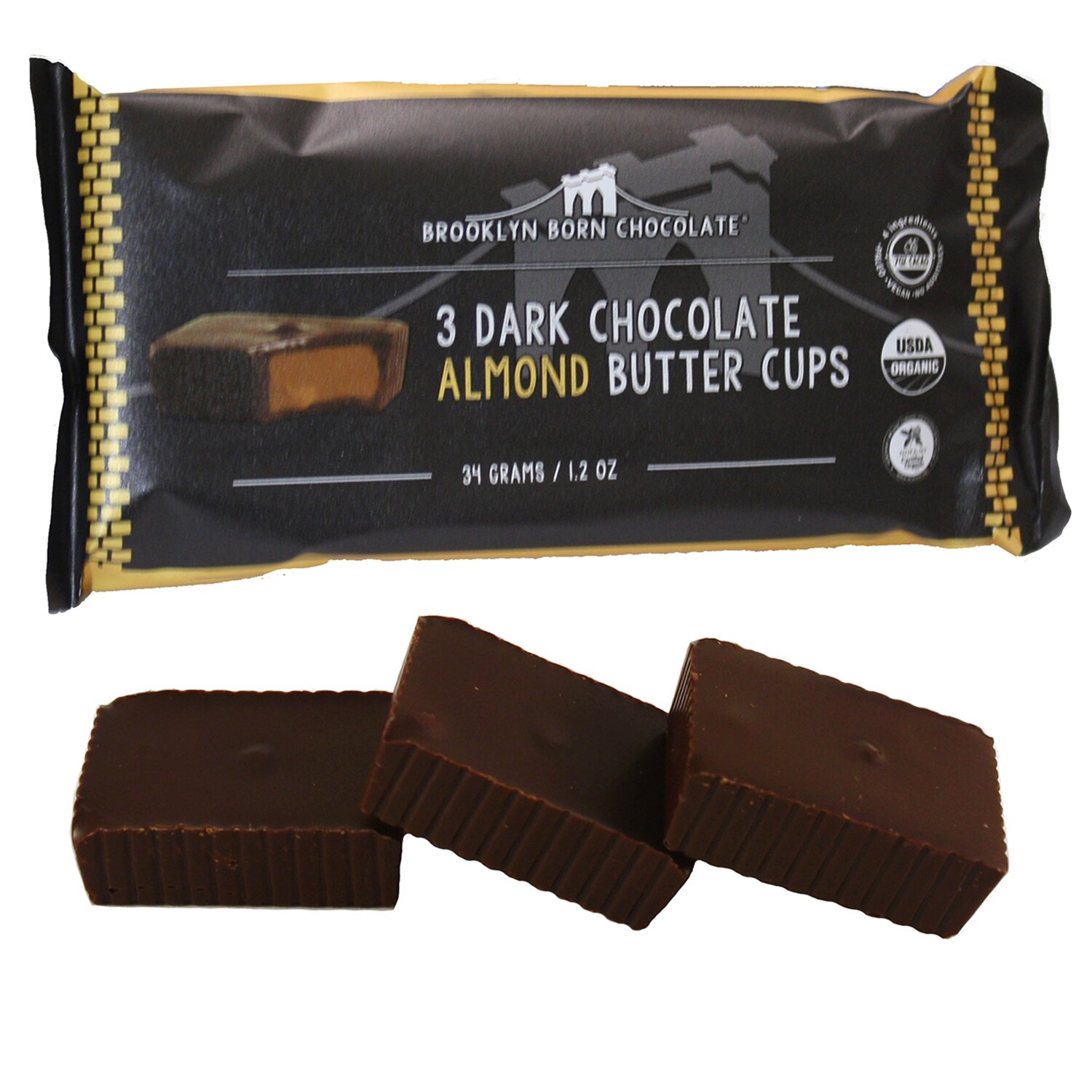 Brooklyn Born Dark Chocolate Almond Butter Cups