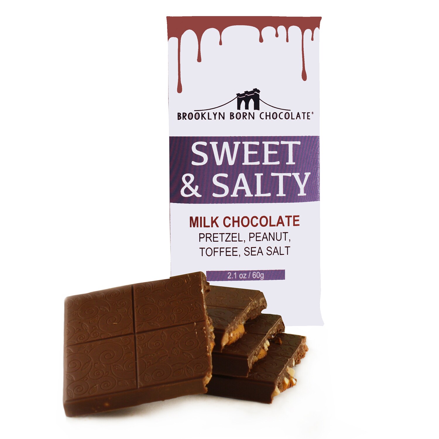 Brooklyn Born Sweet & Salty Milk Chocolate Bar