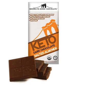 Brooklyn Born Salted Almonds Dark Chocolate Keto Bar