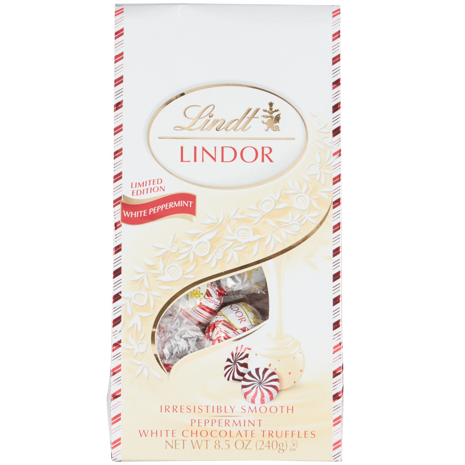 Lindt White Chocolate Peppermint Truffles