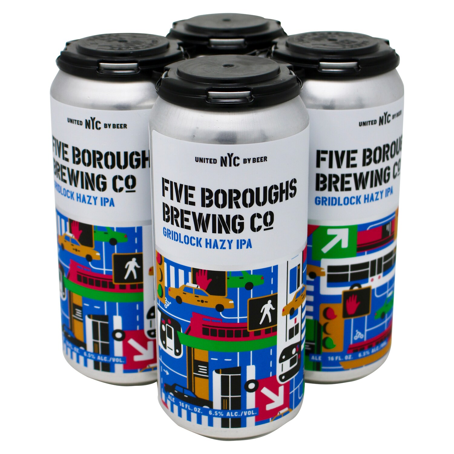 Five Boroughs Brewing Co. Gridlock Hazy IPA, Cans