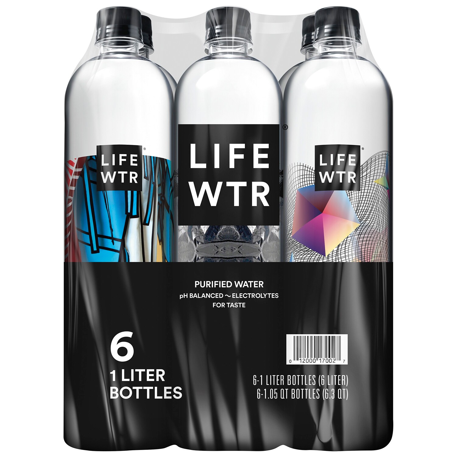 LIFEWTR Premium pH Balanced Water with Electrolytes, Plastic Bottles