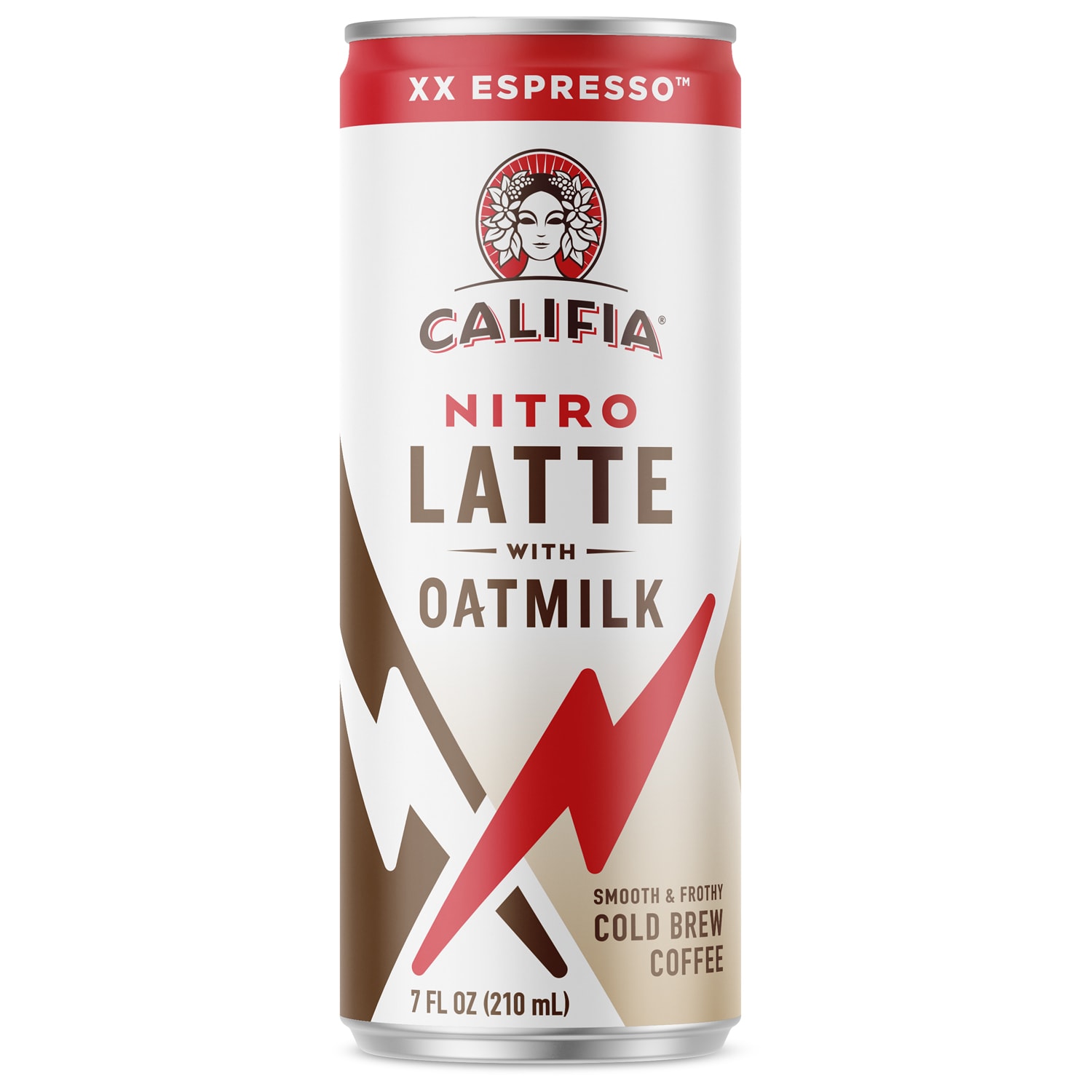 Califia Farms Nitro Latte with Oatmilk, XX Espresso, Can