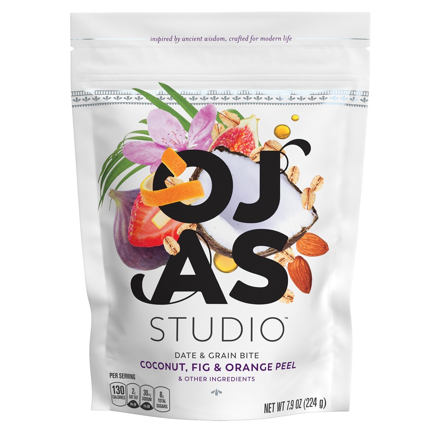 OJAS Studio Energy Bites, Coconut, Fig & Orange Peel