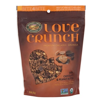 Nature's Path Organic Love Crunch Granola, Dark Chocolate & Peanut Butter