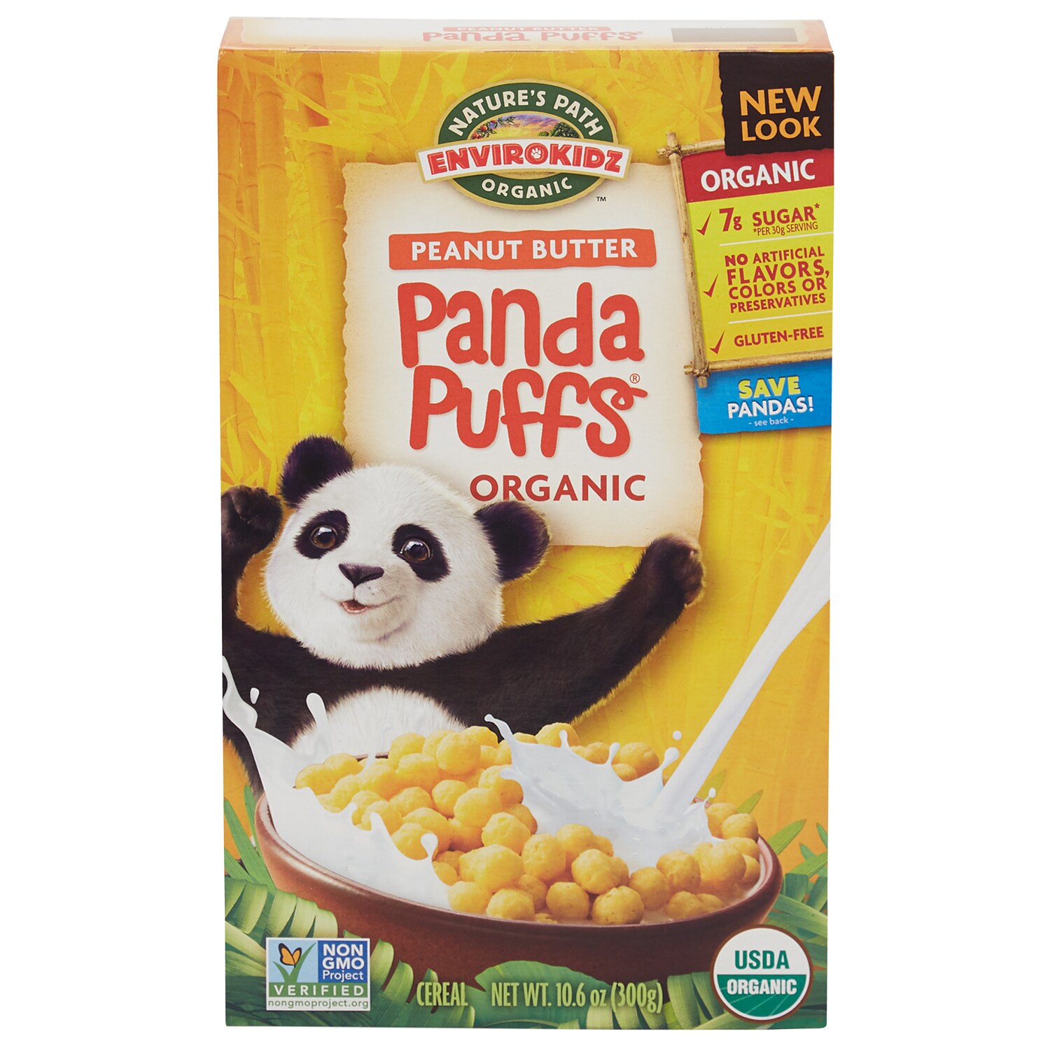 EnviroKidz Organic Peanut Butter Panda Puffs