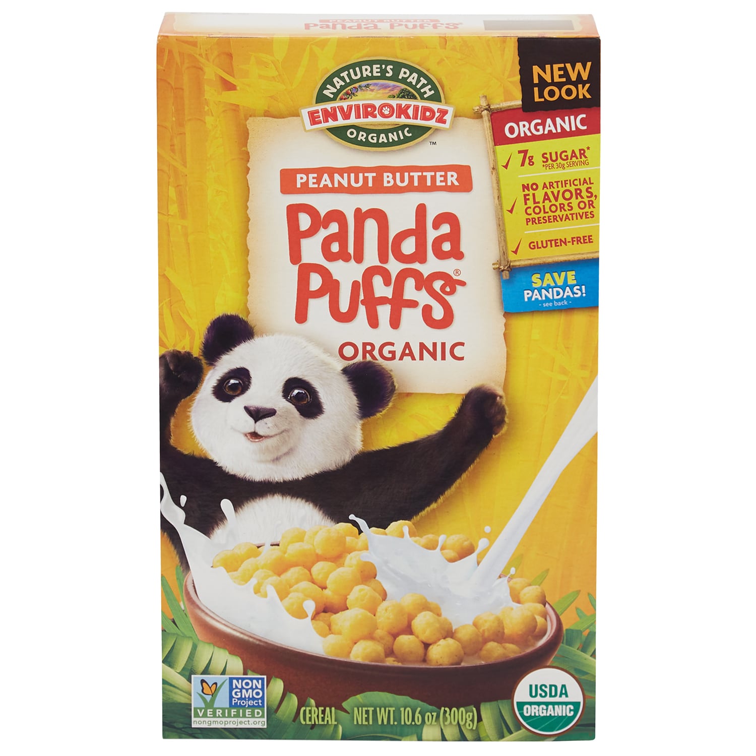 EnviroKidz Organic Peanut Butter Panda Puffs