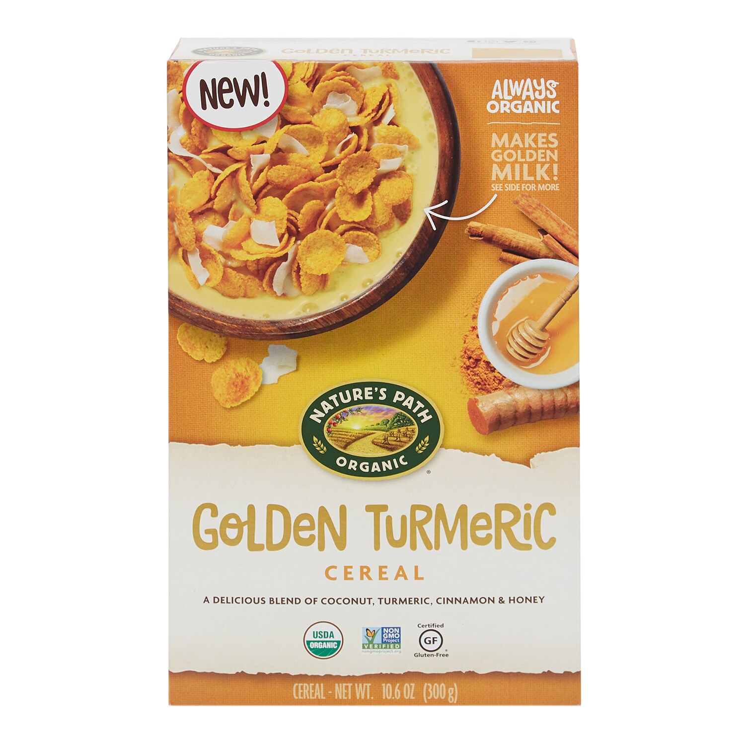 Nature's Path Organic Golden Turmeric Cereal