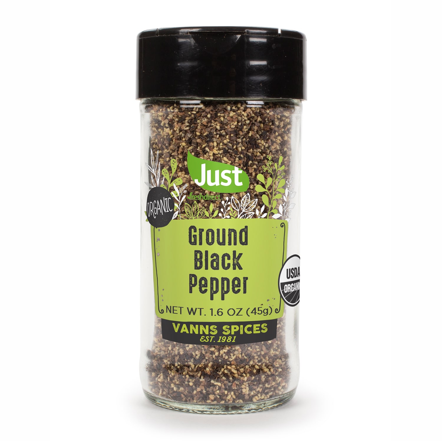 Just FreshDirect Organic Ground Black Pepper