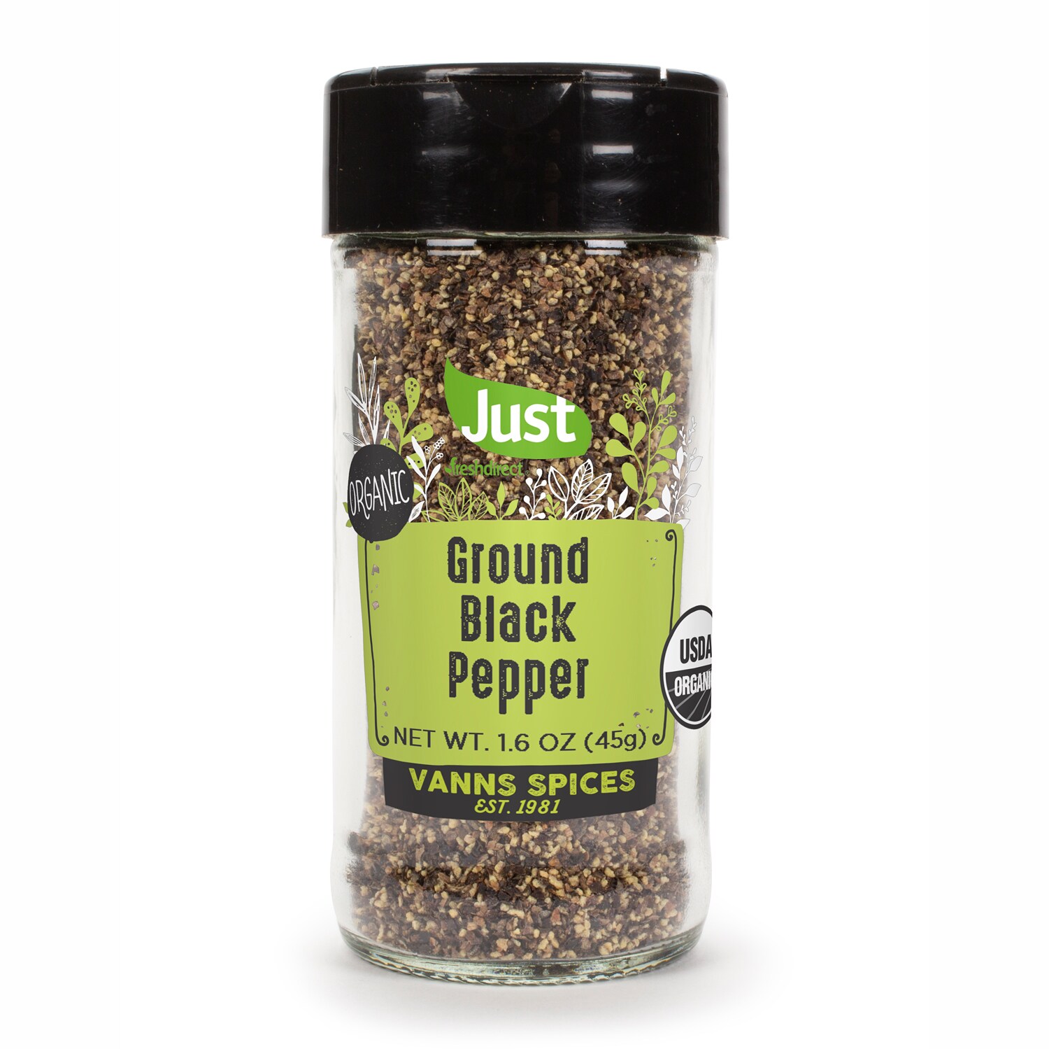Just FreshDirect Organic Ground Black Pepper