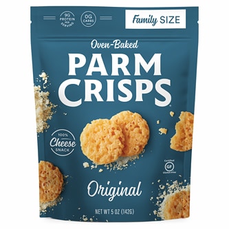 ParmCrisps Oven-Baked Cheese Snack, Original, Family Size