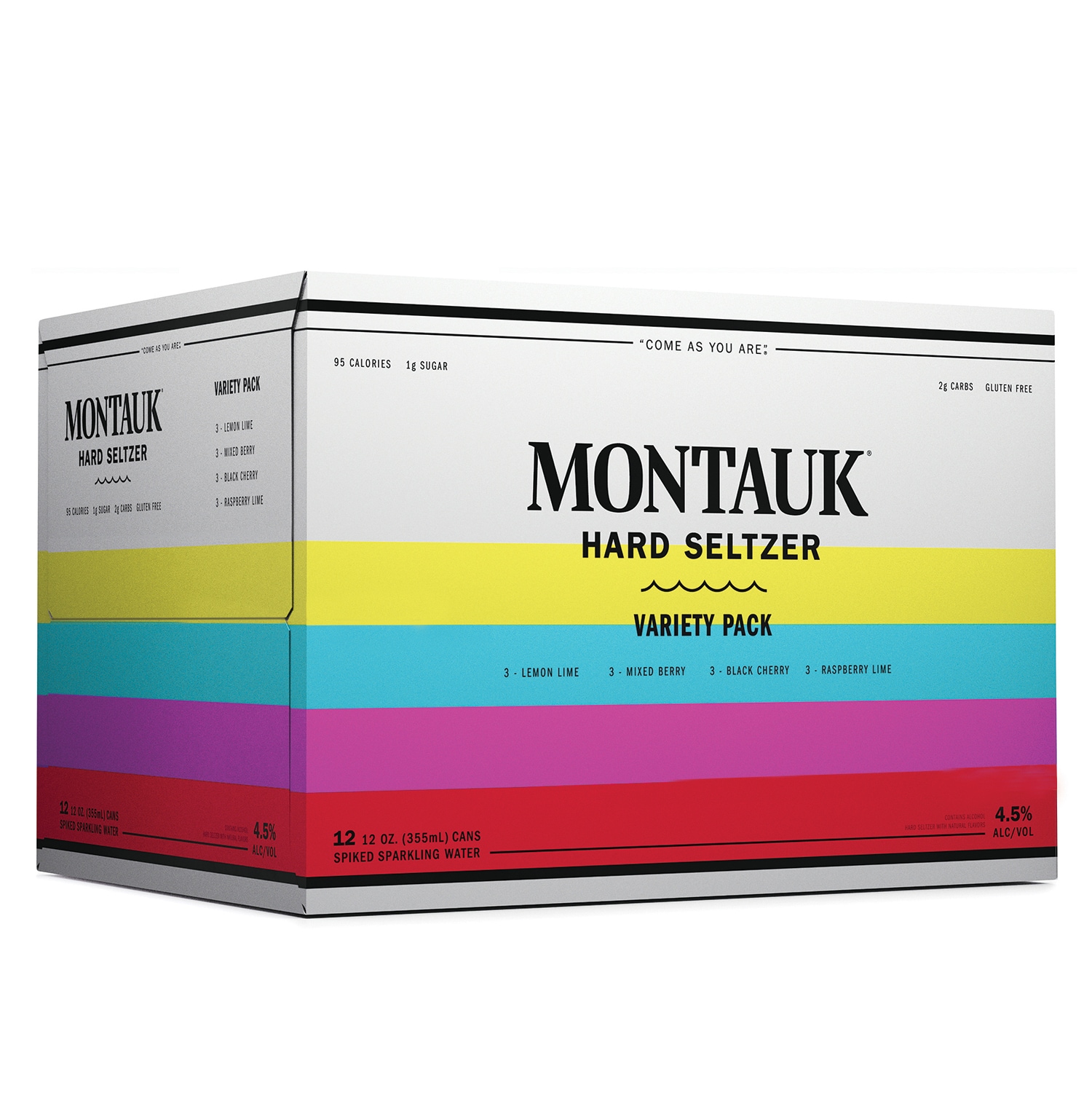 Montauk Brewing Hard Seltzer Sunny Side Mix Pack, Cans