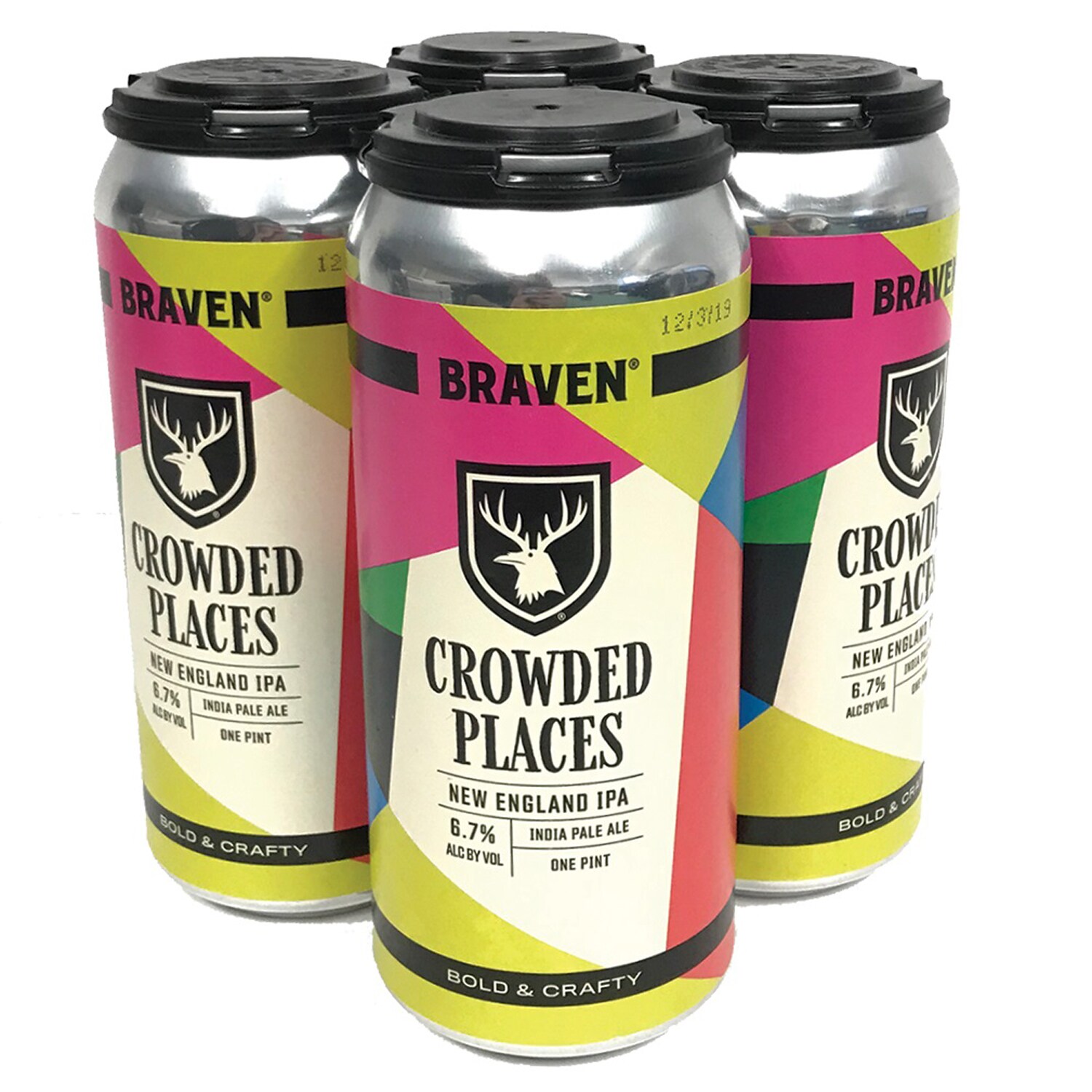 Braven Crowded Places New England IPA, Cans