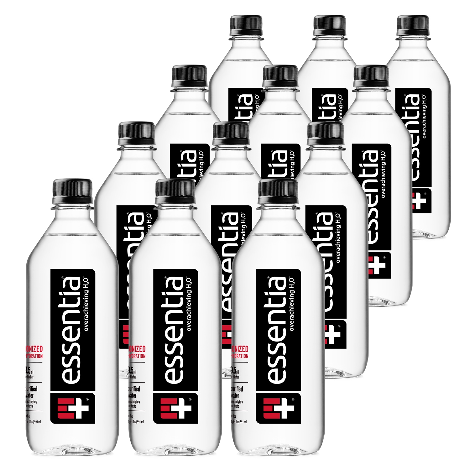 Essentia Alkaline Water, Plastic Bottles