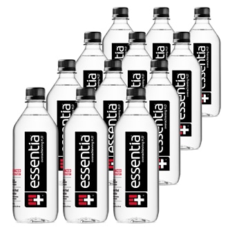 Essentia Alkaline Water, Plastic Bottles