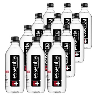 Essentia Alkaline Water, Plastic Bottles