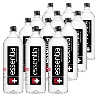 Essentia Alkaline Water, Plastic Bottles