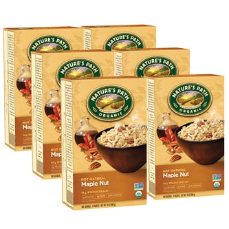Nature's Path Organic Maple Nut Instant Oatmeal