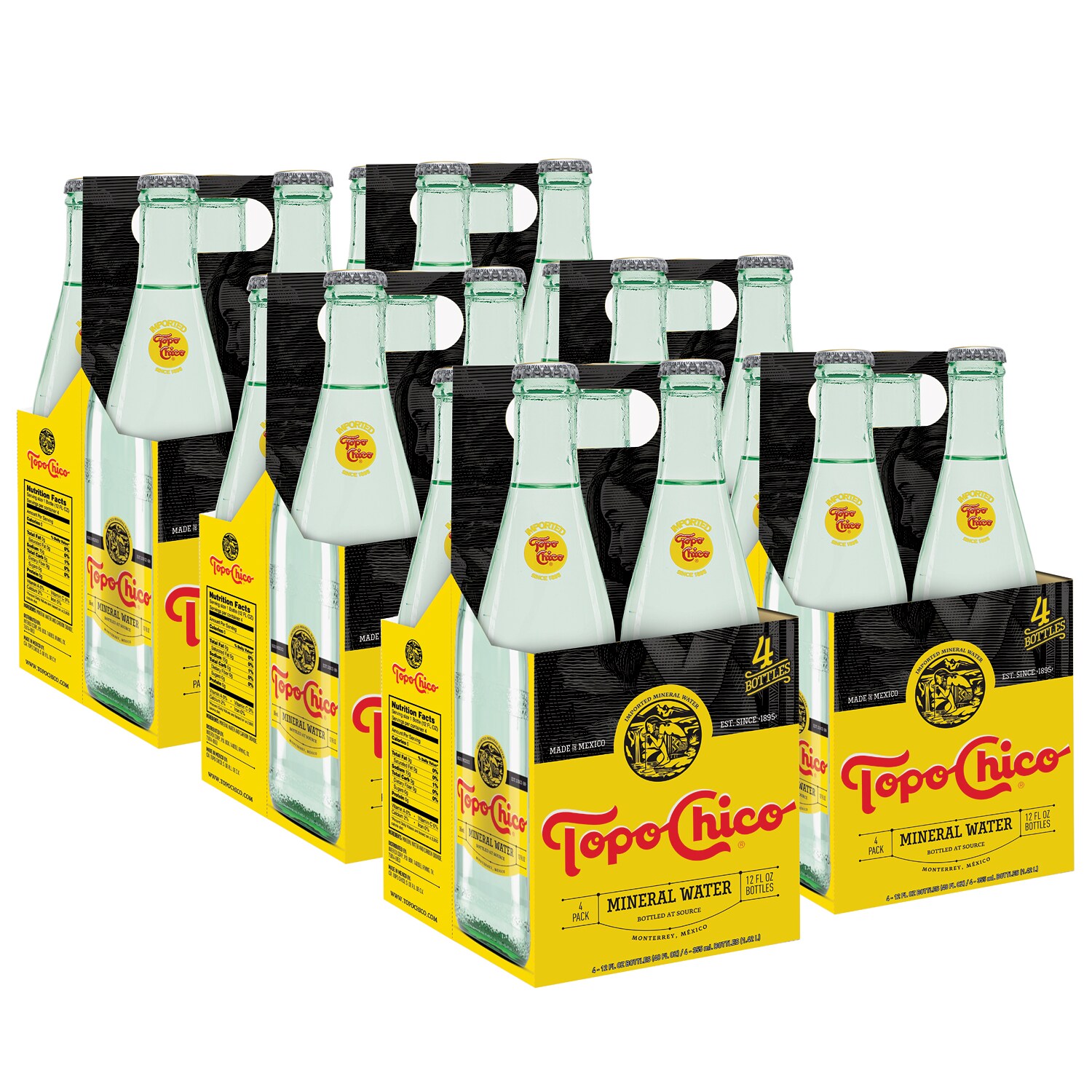 Topo Chico Mineral Water, Glass Bottles