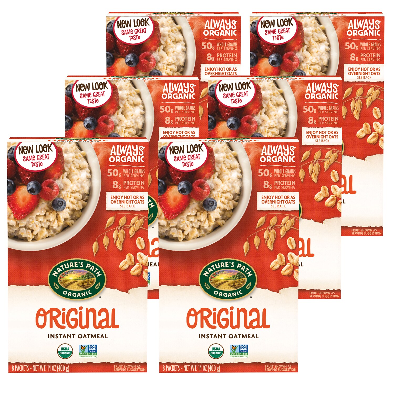 Nature S Path Organic Original Hot Oatmeal 6ct Freshdirect