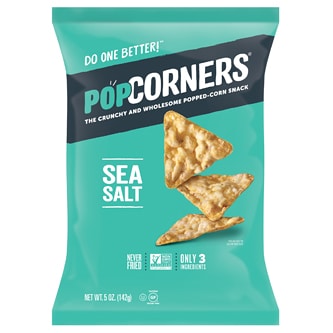 PopCorners Popped Corn Chips, Sea Salt