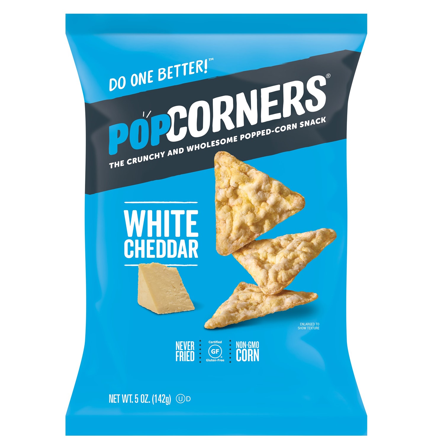 PopCorners Popped Corn Chips, White Cheddar
