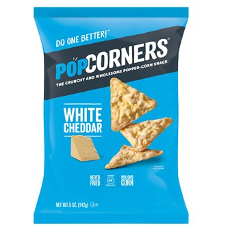 PopCorners Popped Corn Chips, White Cheddar