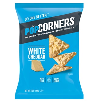 PopCorners Popped Corn Chips, White Cheddar