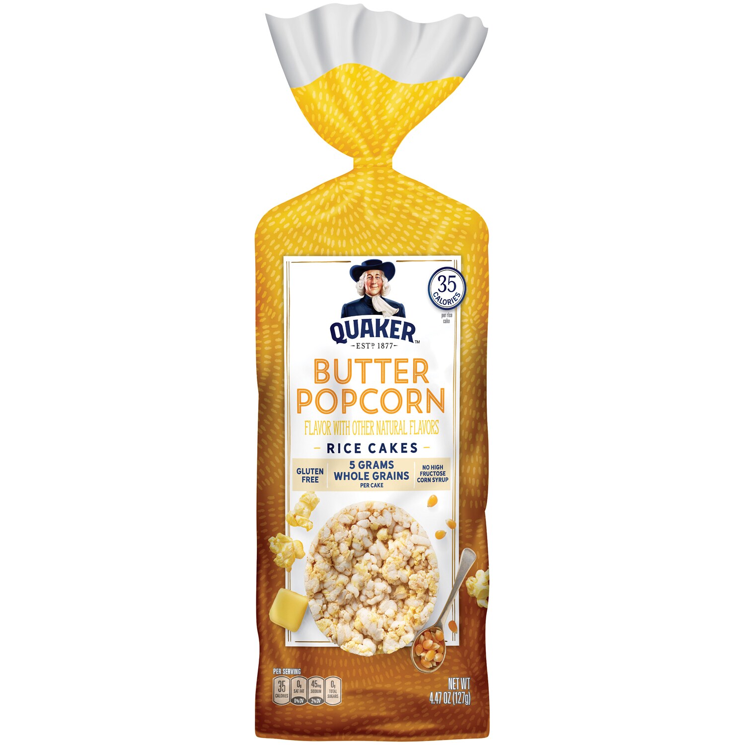 Quaker Fat Free Buttered Popped Corn Cakes