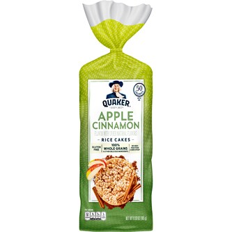 Quaker Fat Free Rice Cakes, Apple Cinnamon