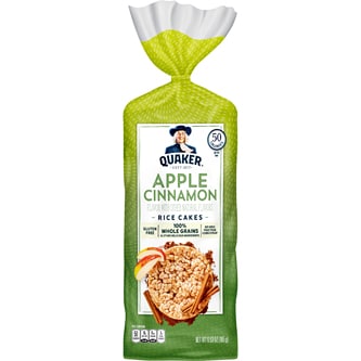 Quaker Fat Free Rice Cakes, Apple Cinnamon