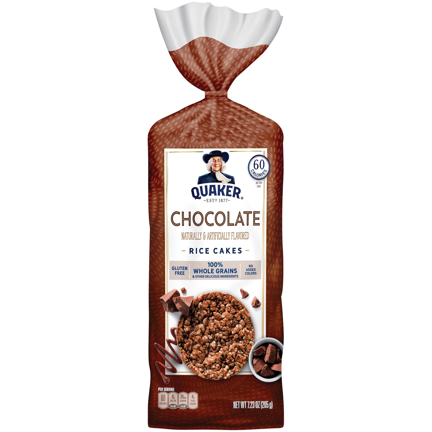 Quaker Rice Cakes, Chocolate Crunch