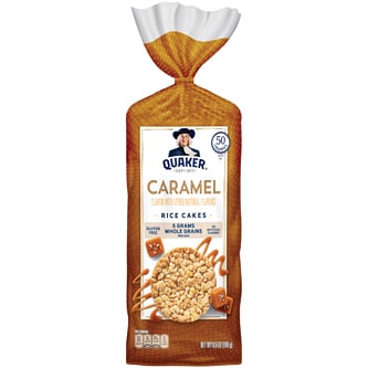Quaker Fat Free Rice Cakes, Caramel Corn