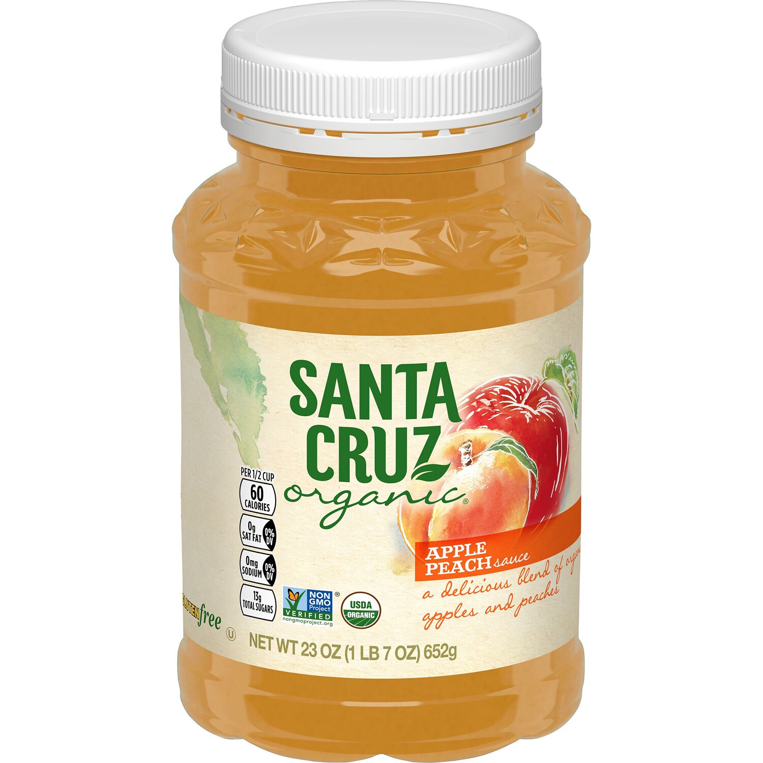 Santa Cruz Organic Apple Peach Sauce