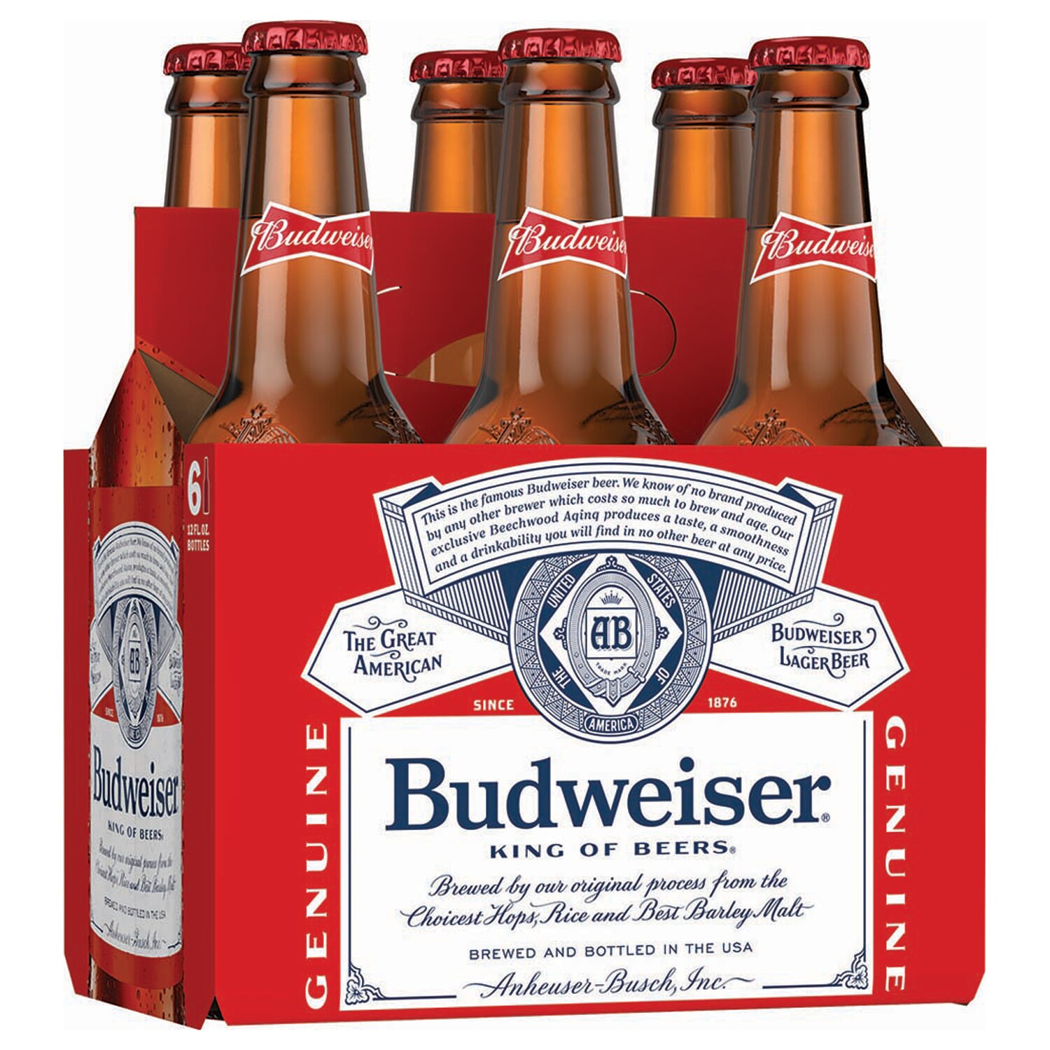 Budweiser Lager, Glass Bottles