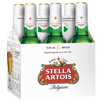Stella Artois Lager, Glass Bottles