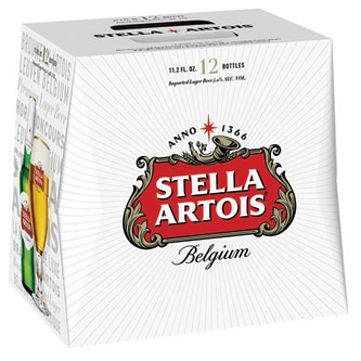 Stella Artois Lager, Glass Bottles