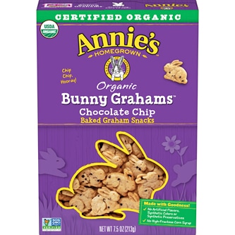 Annie's Organic Bunny Grahams, Chocolate Chip
