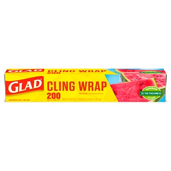 Glad Cling'N Seal Plastic Food Wrap