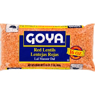 Goya Red Lentils, Dry