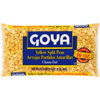 Goya Yellow Split Peas, Dry