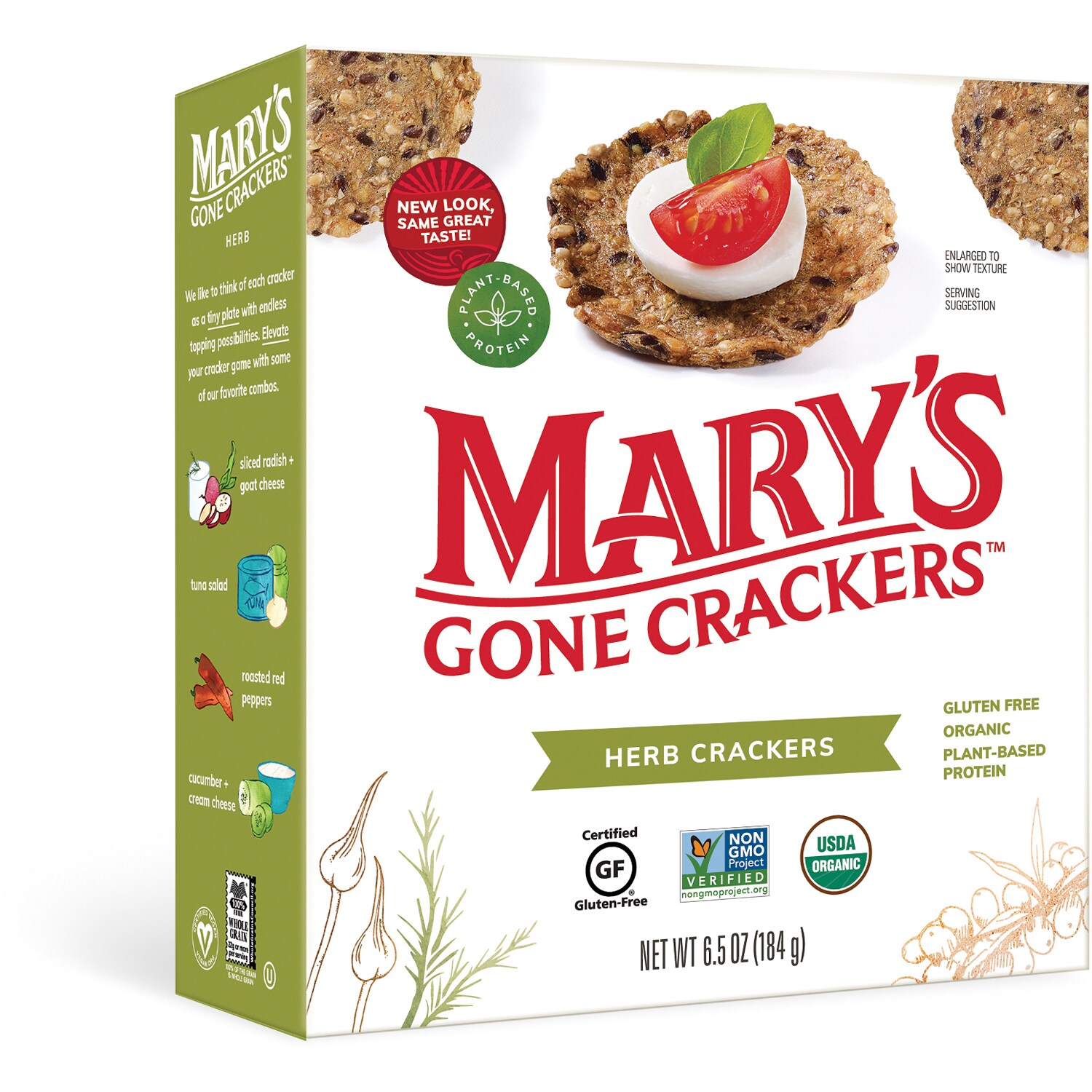 Mary's Gone Crackers Organic Gluten Free Crackers, Herb