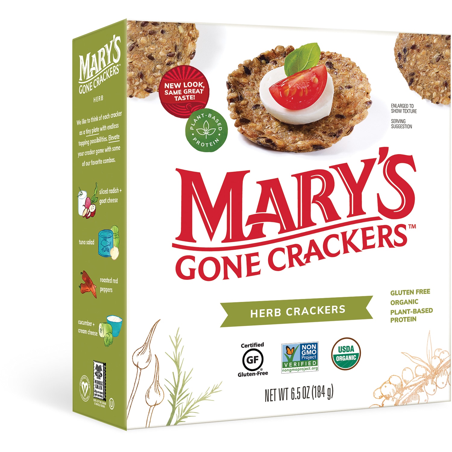 Mary's Gone Crackers Organic Gluten Free Crackers, Herb