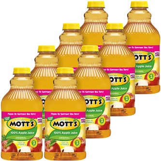 Mott's Apple Juice from Concentrate, Plastic Bottles