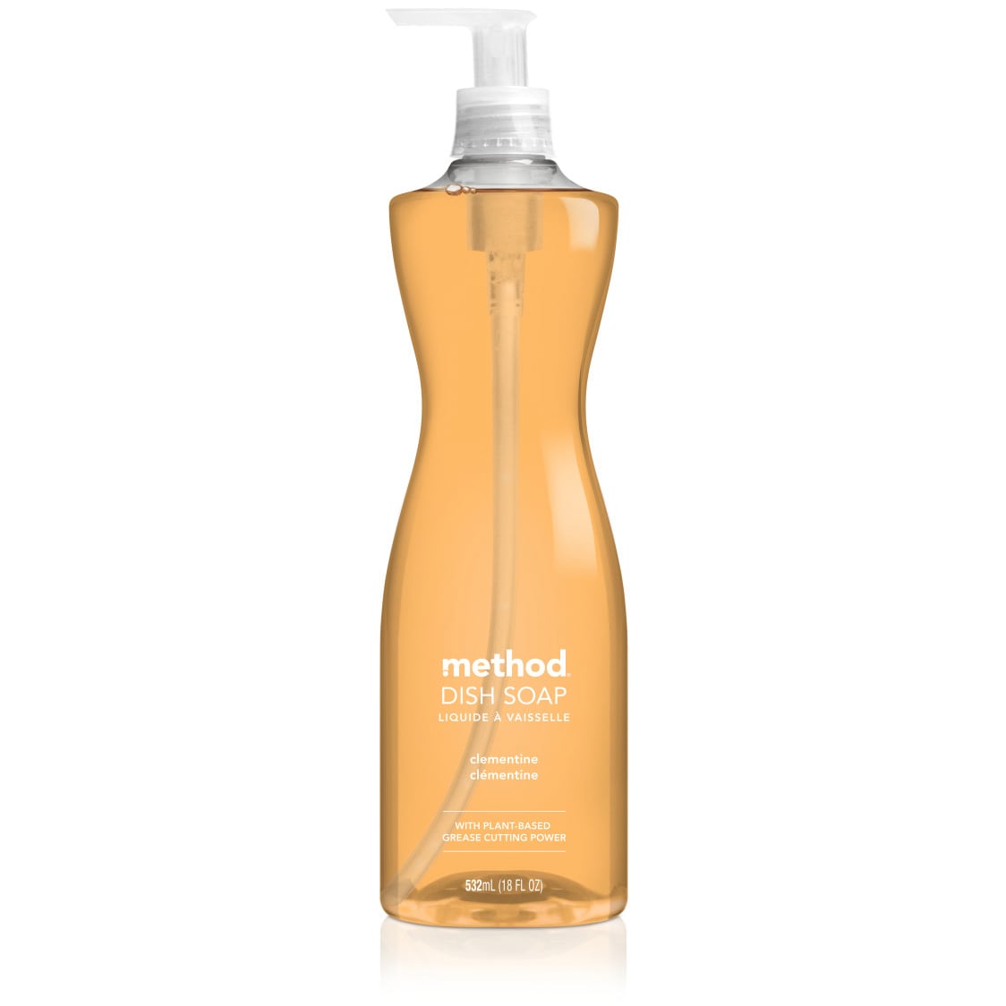 Method Dish Soap Natural Concentrated Dish Wash Liquid, Clementine